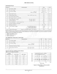 MC74VHC1GT32DF2G Datasheet Page 2