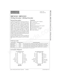 MM74C923WMX Datasheet Cover