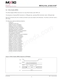 MX25L25635FZ2I-10G Datasheet Page 23