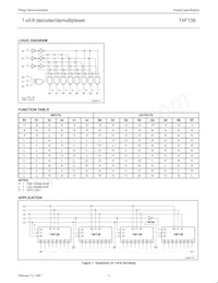 N74F138N Datasheet Page 3