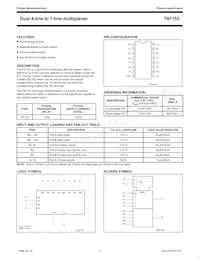 N74F153N Datasheet Page 2