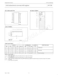 N74F166D Datasheet Page 3