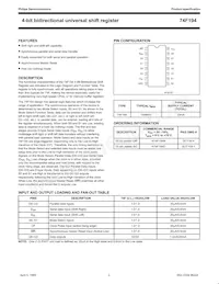 N74F194D Datasheet Page 2