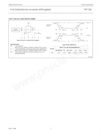N74F194D Datasheet Page 7