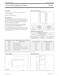 N74F253N Datasheet Page 2