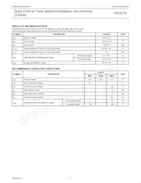 N74F257AN Datasheet Page 4