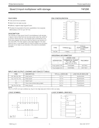 N74F298D Datasheet Page 2