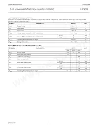 N74F299D Datasheet Page 5