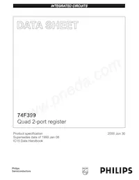N74F399N Datasheet Cover