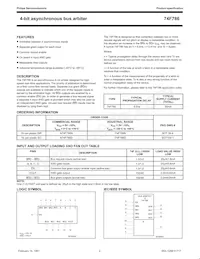 N74F786D Datasheet Page 2