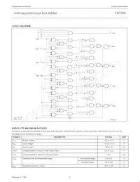 N74F786D Datasheet Page 5