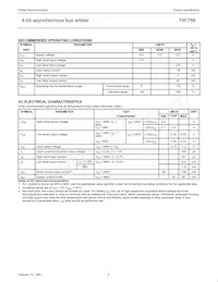 N74F786D Datasheet Page 6