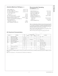 NC7WB3306K8X Datasheet Page 3