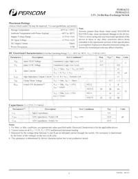 PI3B16212A Datasheet Page 2