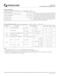 PI3B16213A Datasheet Page 2