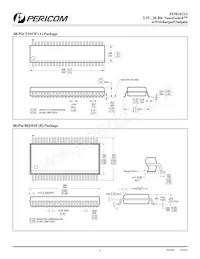 PI3B16215A Datasheet Pagina 4