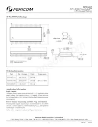 PI3B16215A Datasheet Pagina 5