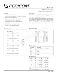 PI3B3244QEX Datasheet Cover