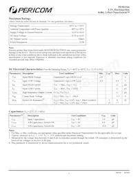 PI3B3244QEX Datasheet Page 2