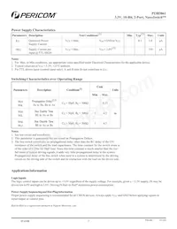 PI3B3861LEX Datasheet Page 3
