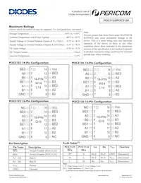 PI3C3125ZJEX Datasheet Page 2