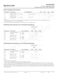 PI3C32X245BEX Datasheet Page 3