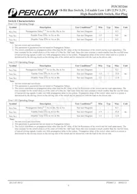 PI3CH3244LE Datasheet Page 4