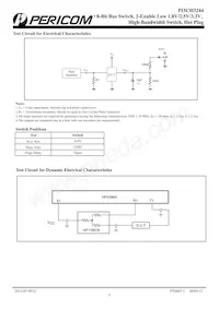 PI3CH3244LE Datasheet Page 5