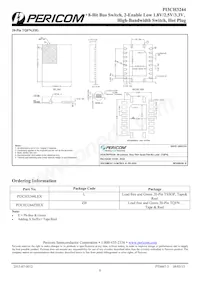 PI3CH3244LE Datasheet Page 8