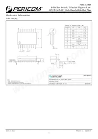 PI3CH3345LE Datasheet Page 6