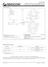 PI3CH3345LE Datasheet Page 7