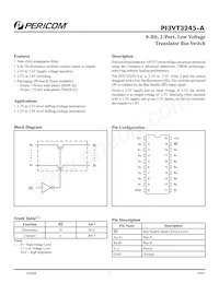 PI3VT3245-AQE Datasheet Cover