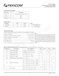 PI3VT34X245BEX Datasheet Page 2