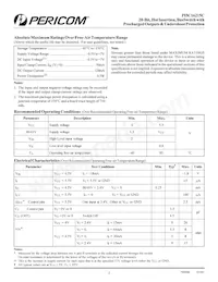 PI5C16215CA Datasheet Page 2