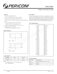 PI5C16861AE+DL Datenblatt Cover