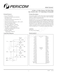 PI5C32161CAE Datenblatt Cover