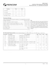 PI5C32161CAE Datasheet Page 2