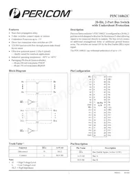PI5C3253CLE Datasheet Cover
