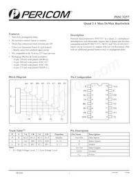 PI5C3257SE Datasheet Cover