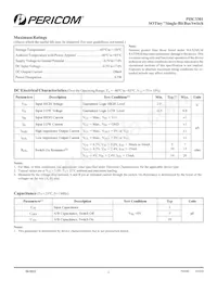 PI5C3301TEX Datasheet Page 2