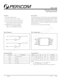 PI5C3305LEX Datasheet Cover