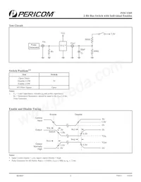 PI5C3305LEX Datasheet Page 4