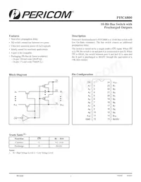PI5C6800LE Datasheet Cover