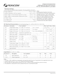 PI74FCT2373ATQ Datasheet Page 3