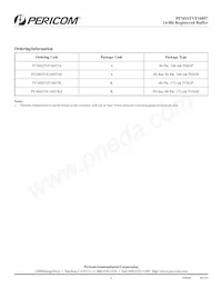 PI74SSTVF16857AEX Datasheet Page 9