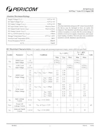 PI74ST1G32TEX Datasheet Page 2