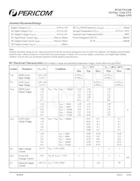 PI74STX1G08TEX Datasheet Page 2