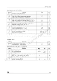 STPIC6A259MTR Datasheet Page 3