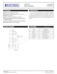 SY100E163JZ-TR Datasheet Cover