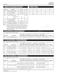 SY10EPT20VZG-TR Datasheet Page 3
